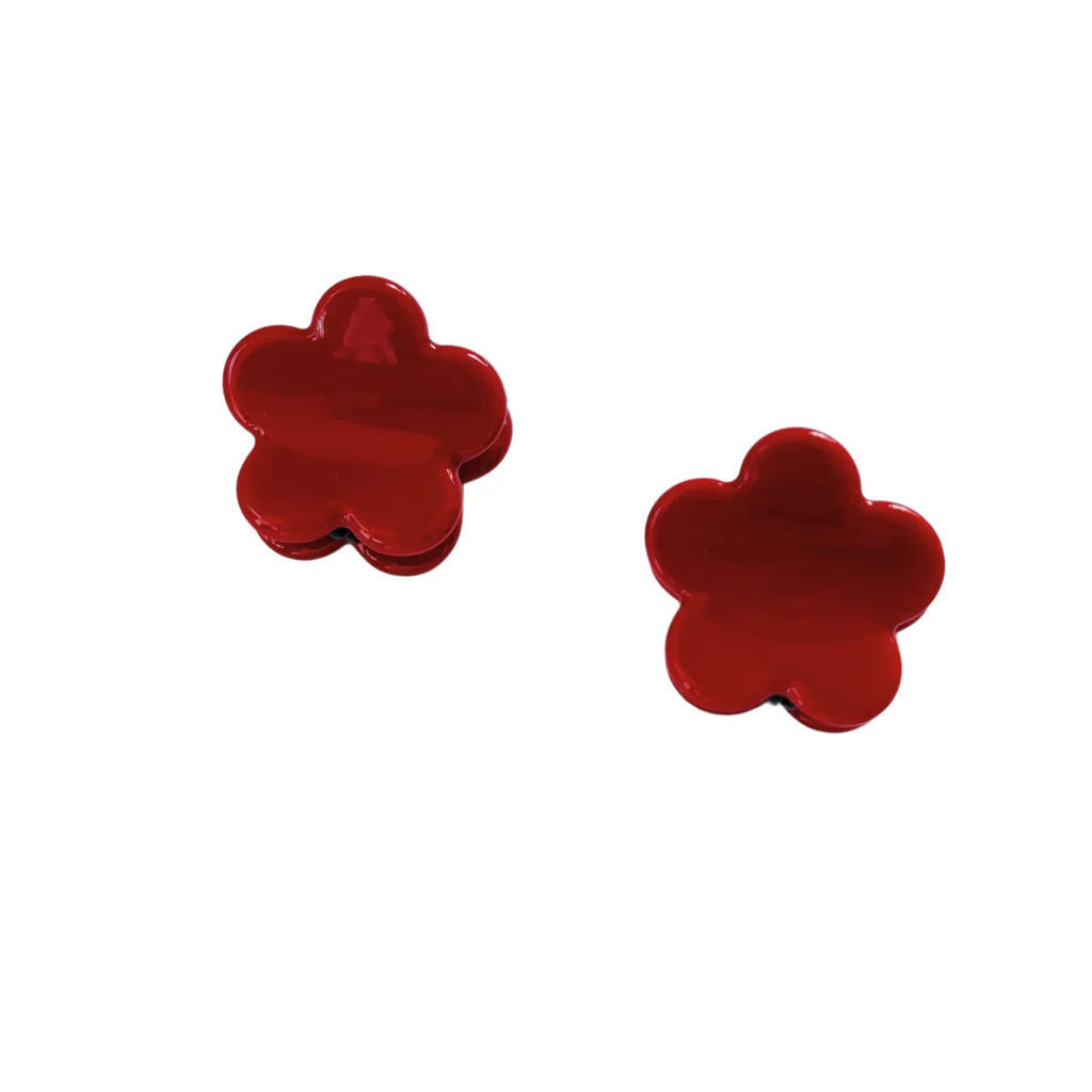 Candela minis (rojo) Hairclip Renesme   - Acetato de Celulosa
