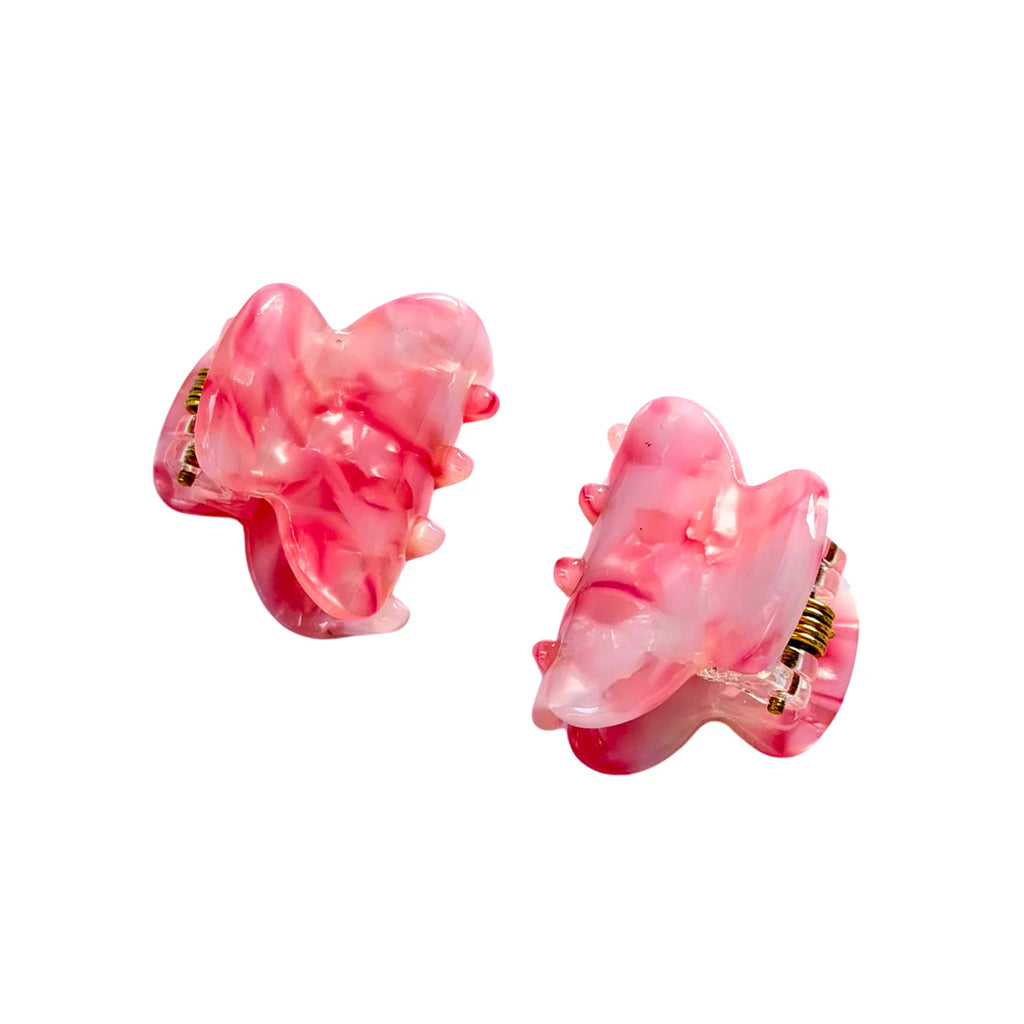 Esme mini (rosado) Hairclip Renesme   - Acetato de Celulosa
