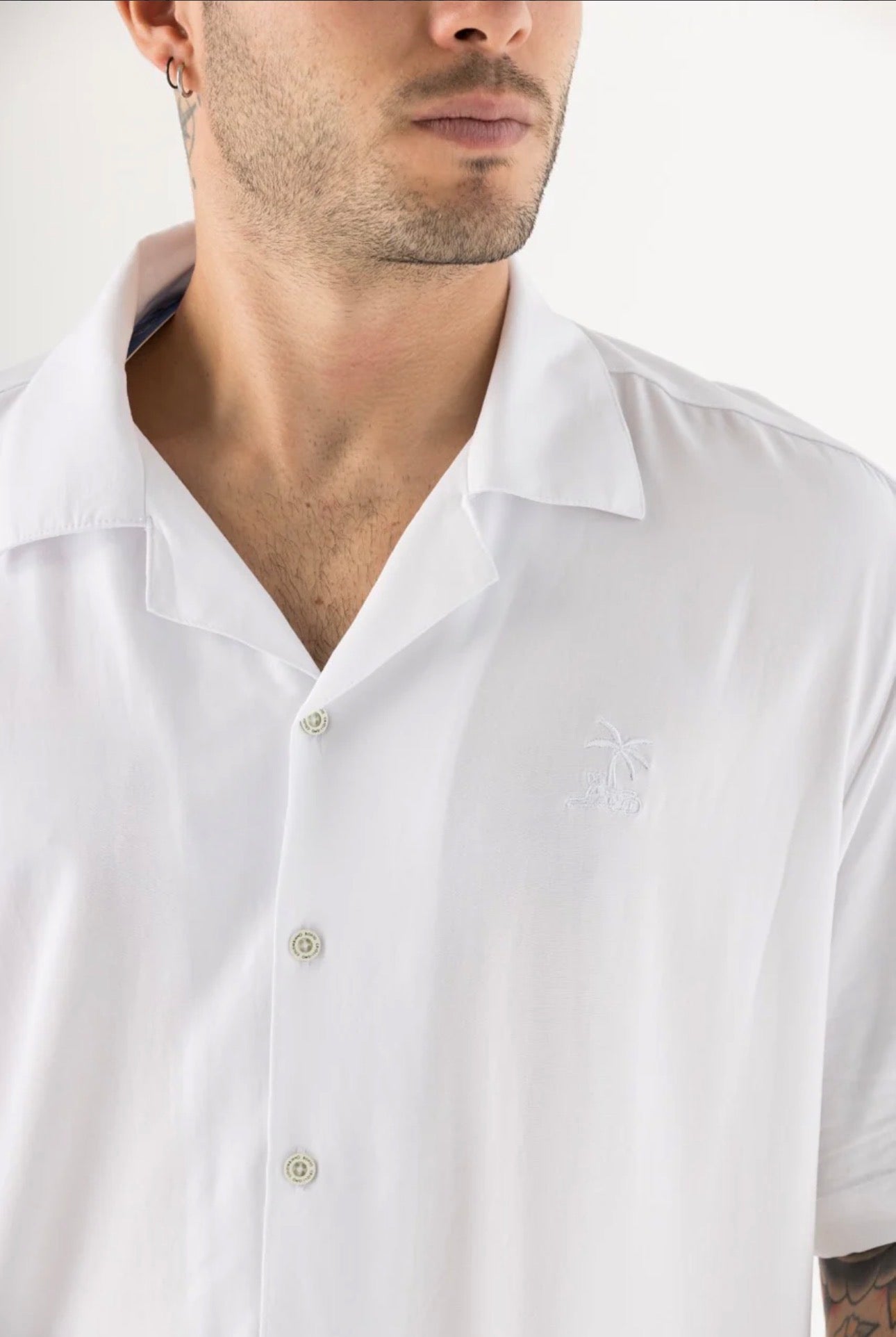 Camisa Hombre Blanca Cartagena (Chalis)