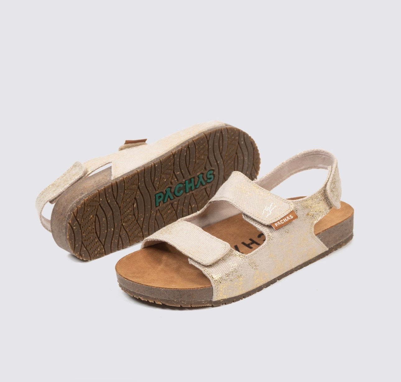 Sandalias Pachas Oro