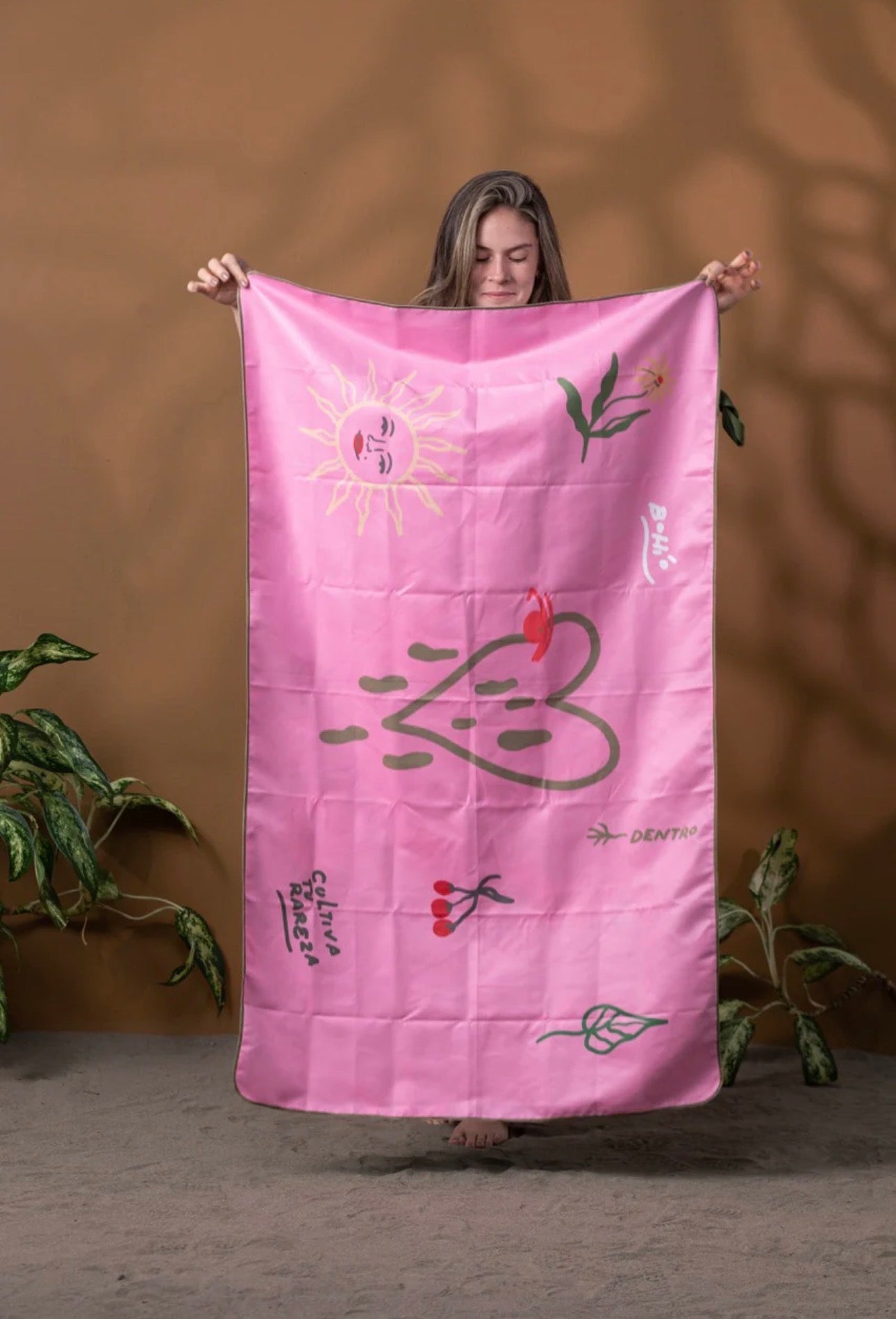 Toalla Microfibra Raíces (Doble Faz)