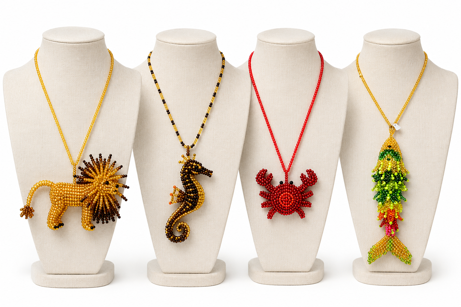 Leon amarillo Collar    - Mostacilla