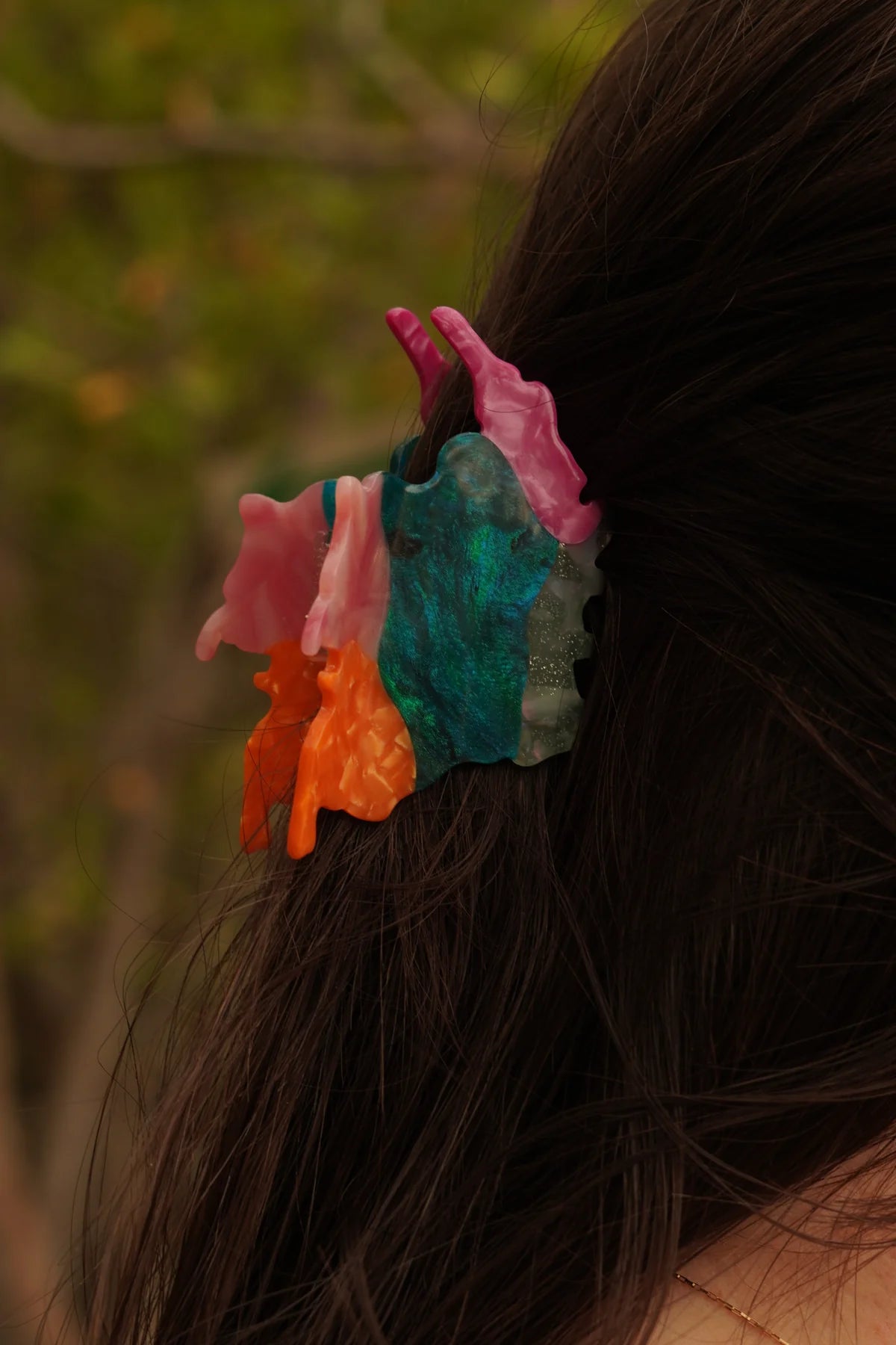 Cumbia (mini) Hairclip Renesme   - Acetato de Celulosa