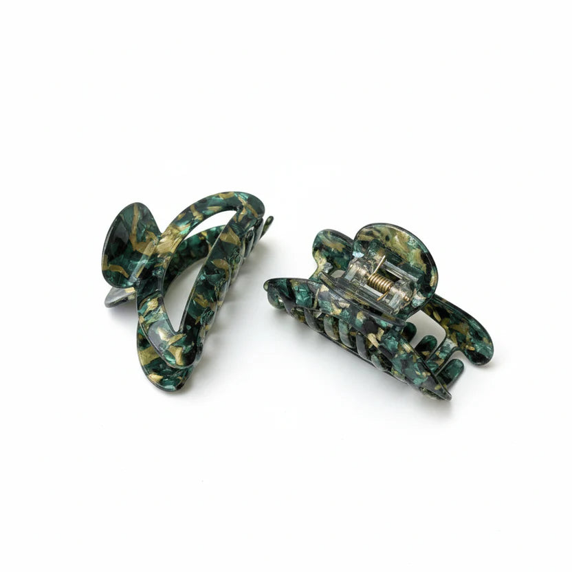 Buñuelo Esmeralda Hairclip Renesme - Acetato de Celulosa