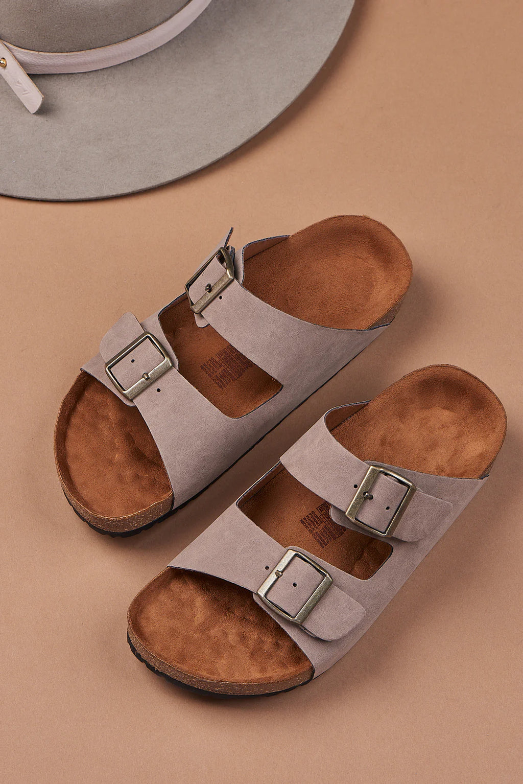 Sandalias Cuero Arena Suela Premium