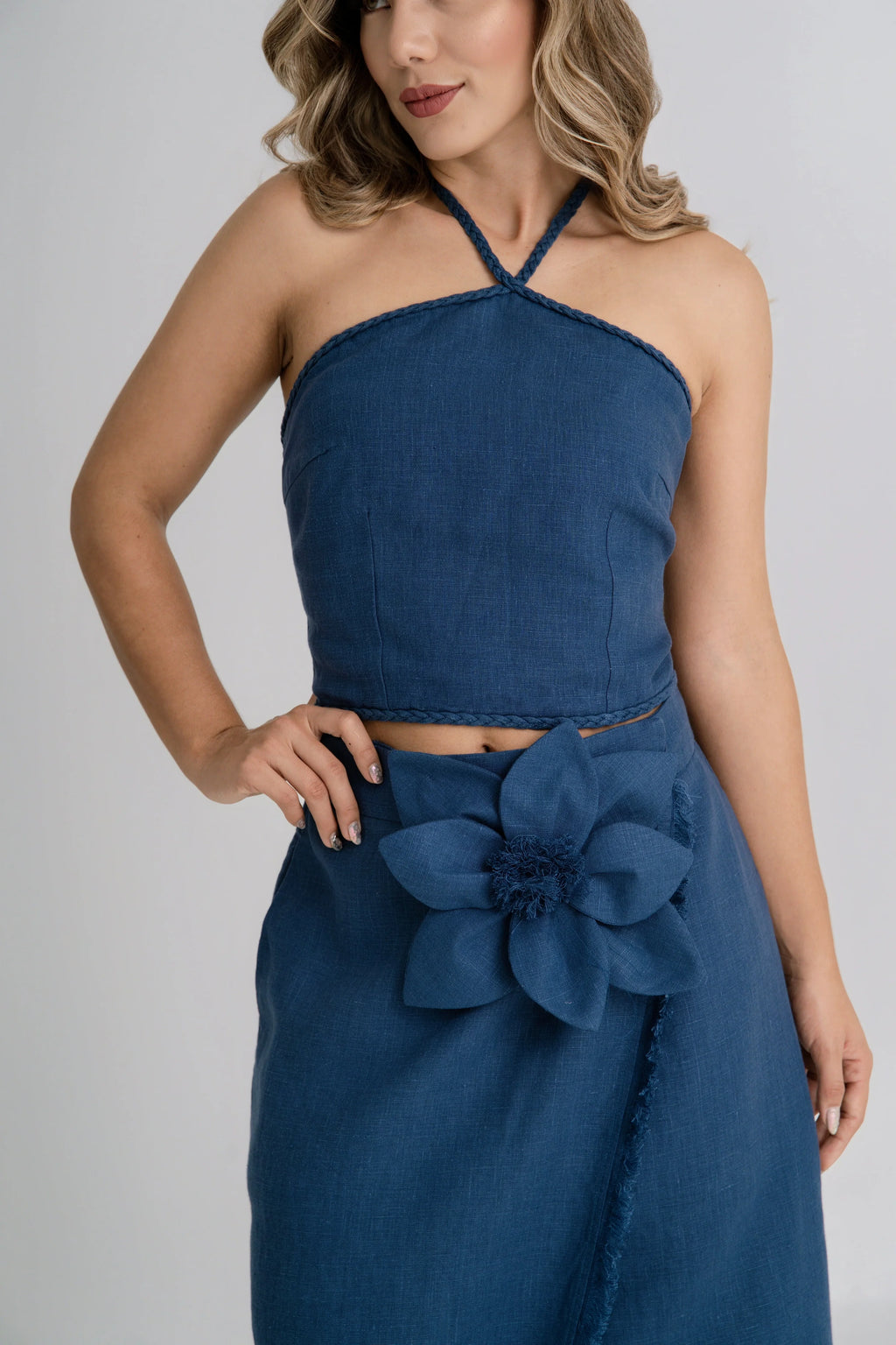 Falda Sirena en Lino