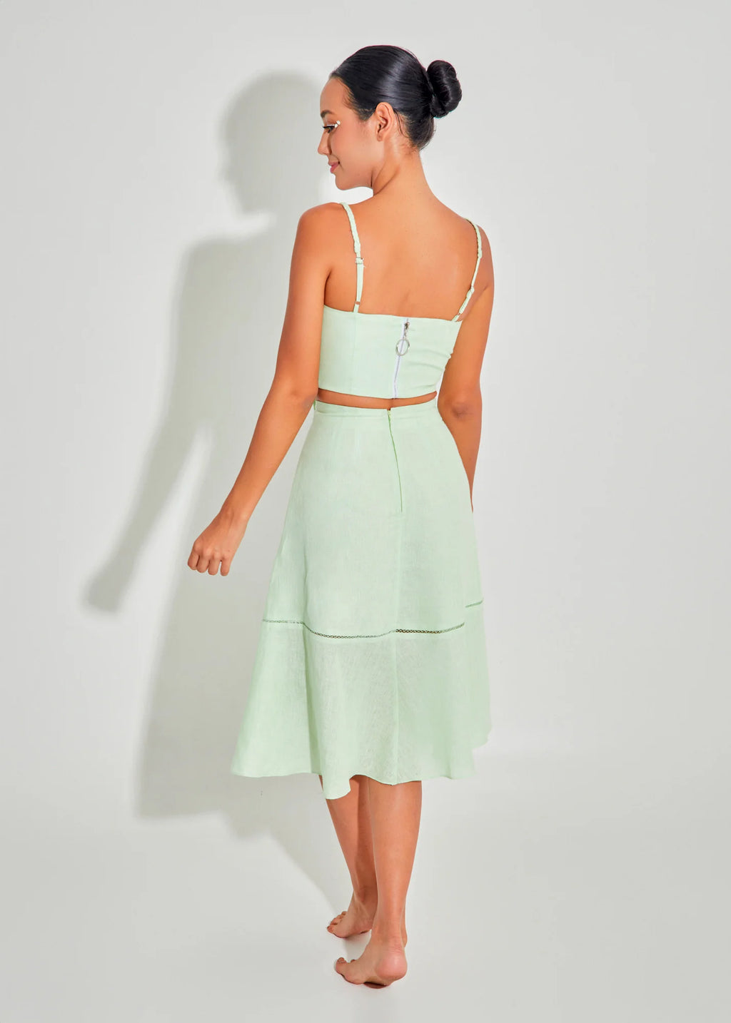 Crop Top Lirio en Lino