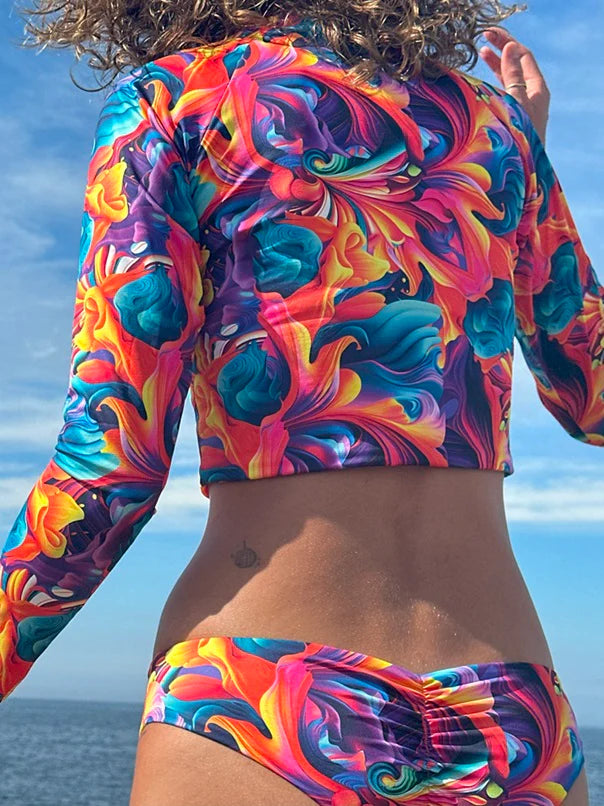 Chaqueta de Baño Manga larga Universo Playero