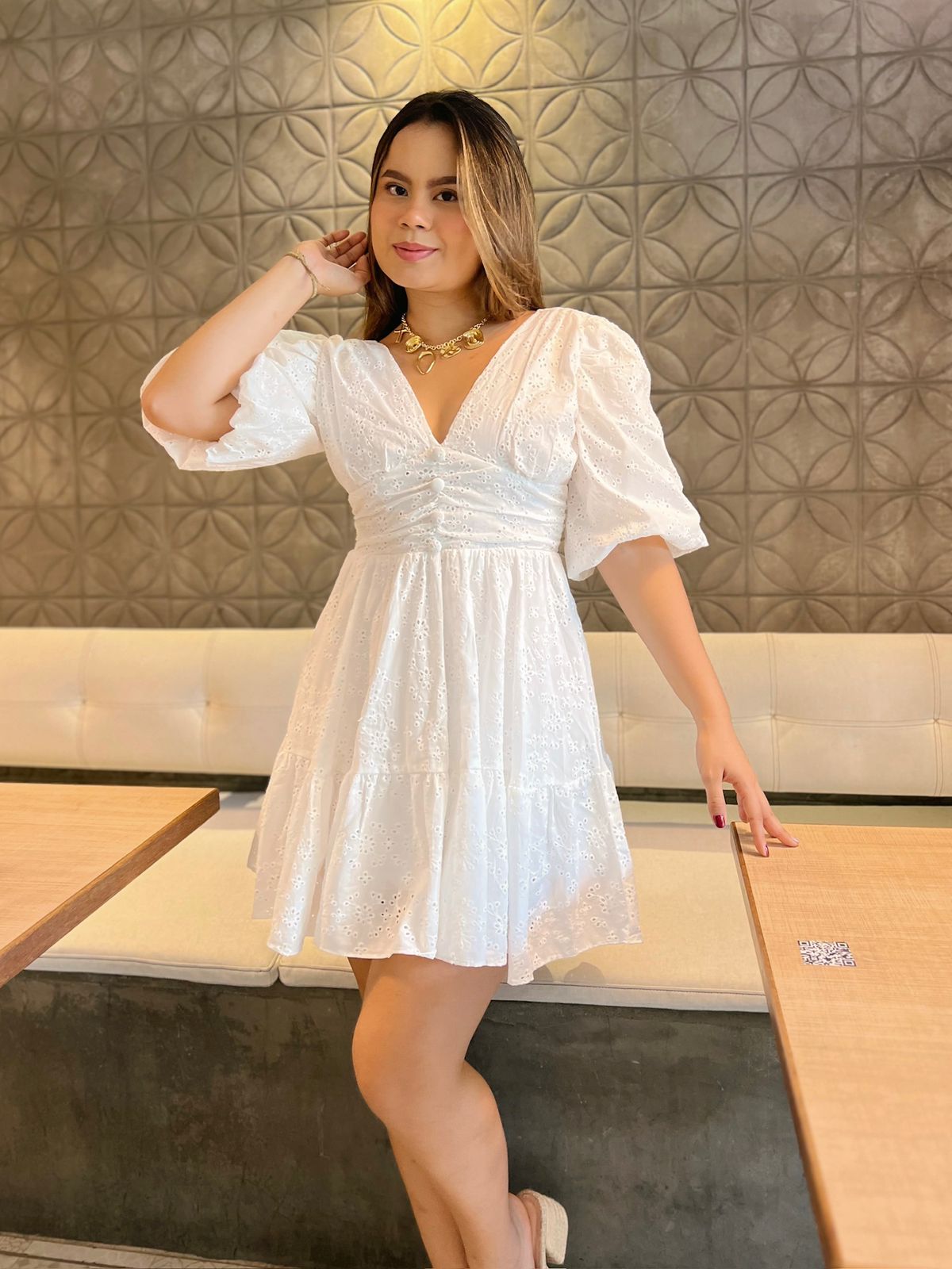 Vestido Alisson En Ojalillo