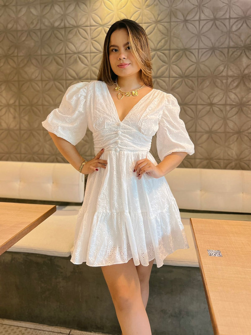 Vestido Alisson En Ojalillo