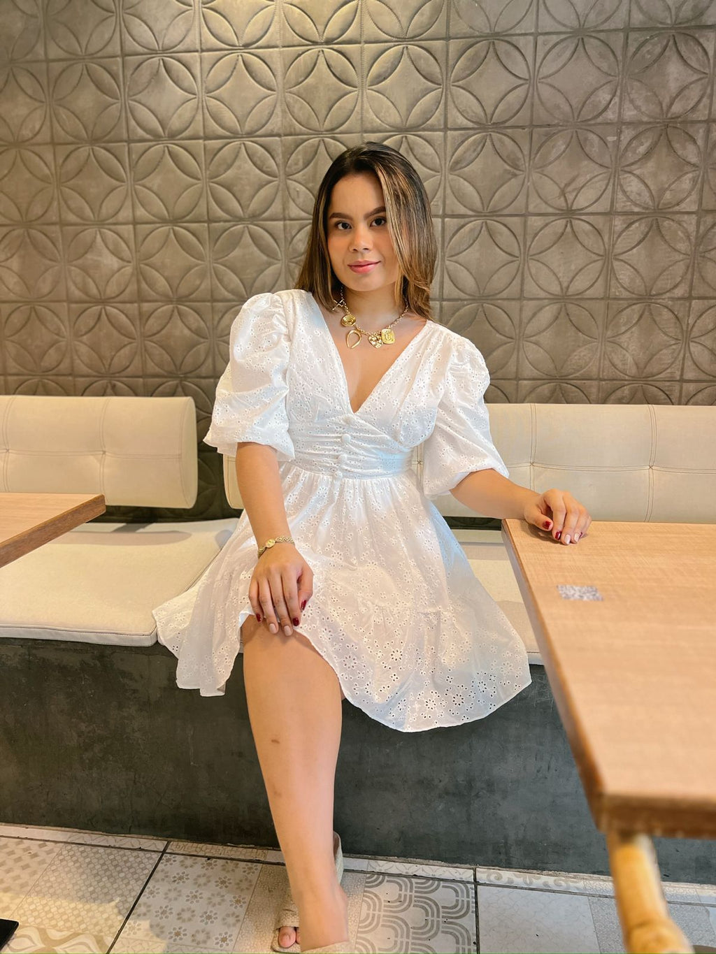 Vestido Alisson En Ojalillo